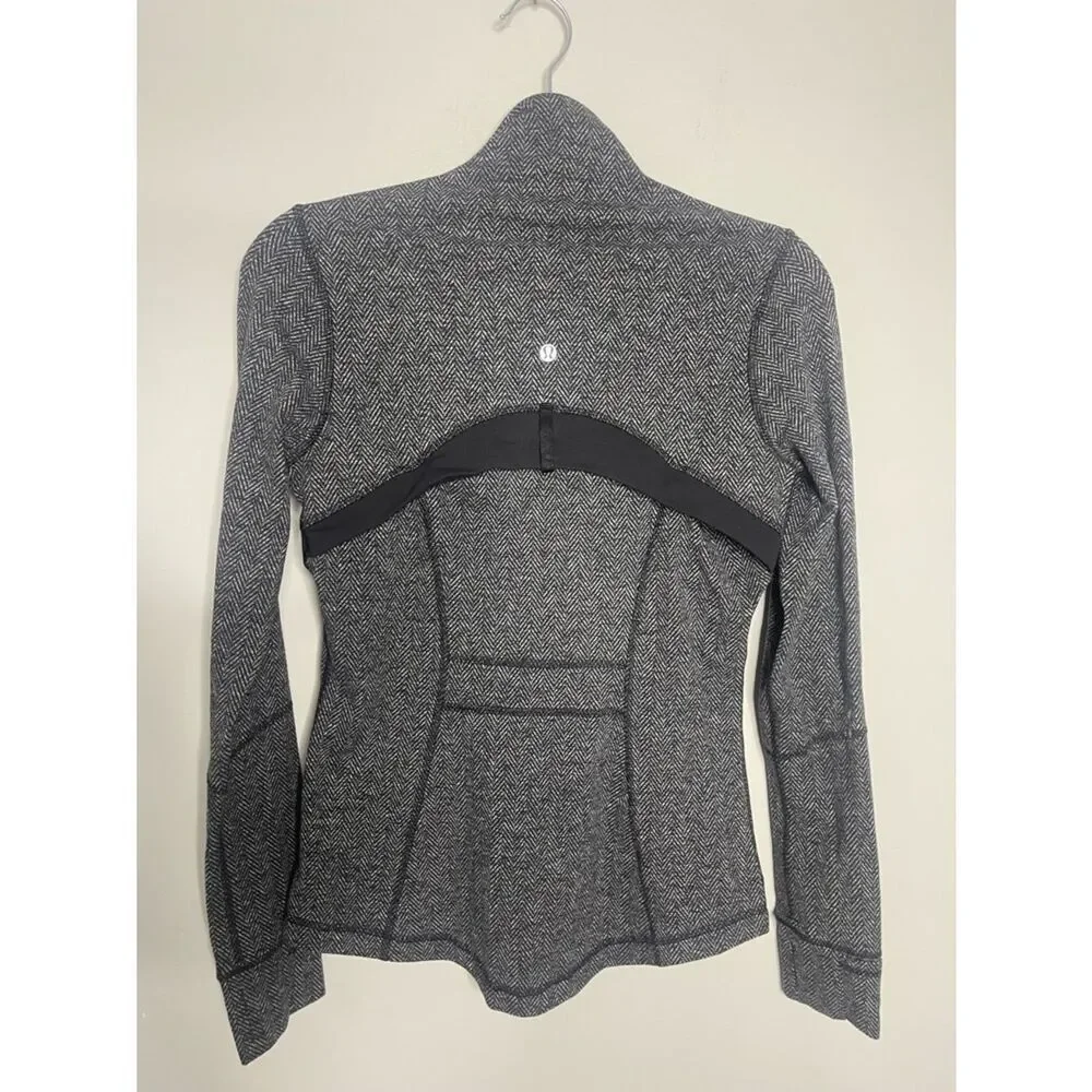 Lululemon Heathered Herringbone Heathered Deep Coal Black sweatshirt